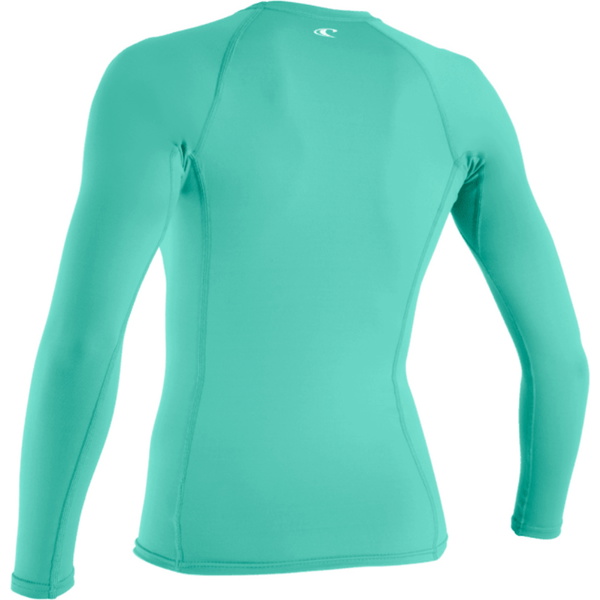 2026 O'Neill Womens Basic Skins Long Sleeve Rash Vest 5718 - Holiday